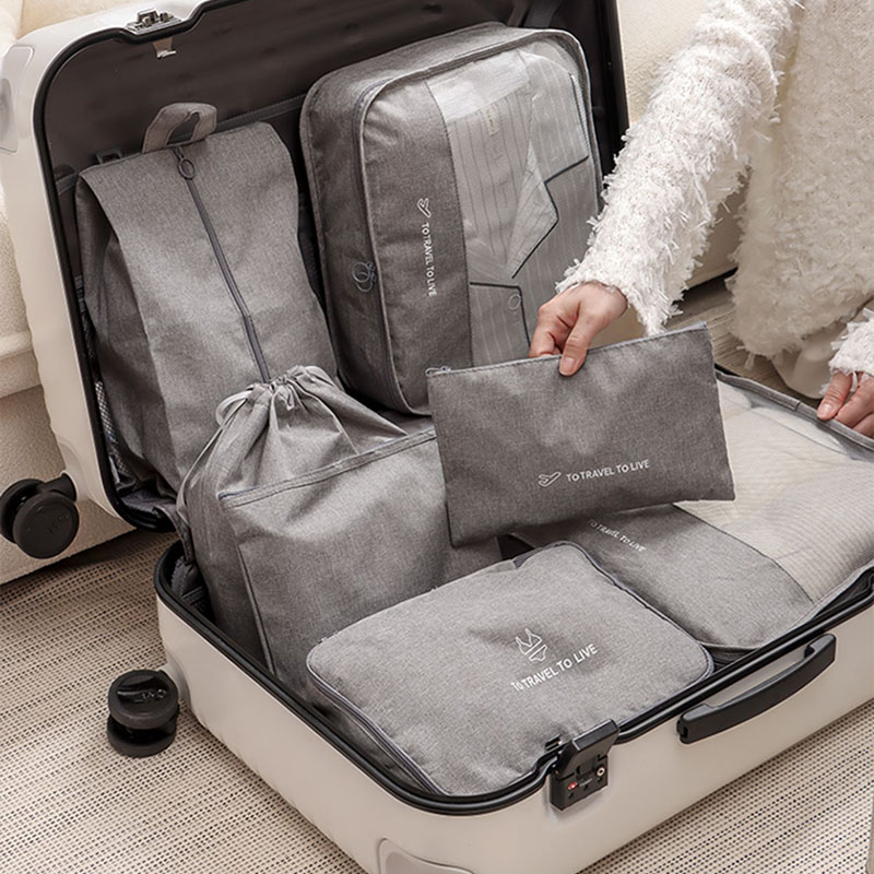 Travel Accessories Kit For Women - مجموعة من 7 قطع من حقائب