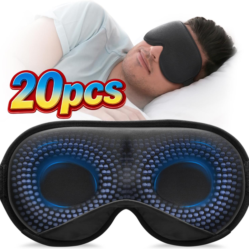 Travel Accessories Eye Mask - قناع عين للنوم مثقل الوزن، قناع
