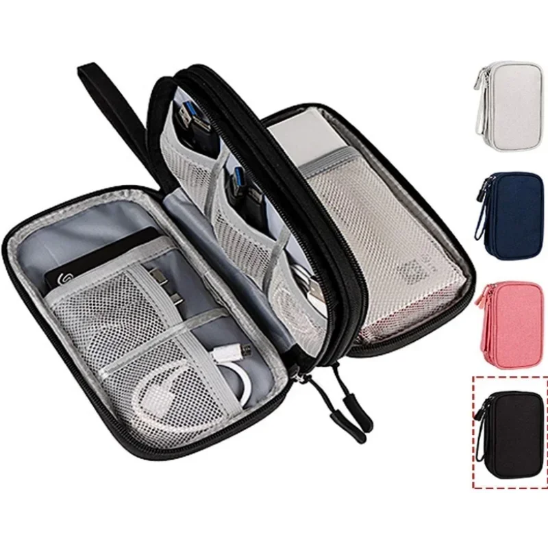 Travel Accessories Organizer - حقيبة كابلات للسفر، حقيبة تخزين رقمية