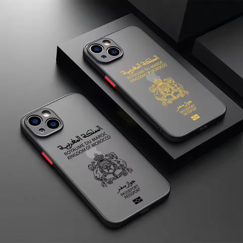 Travel Accessories Iphone - جراب هاتف بتصميم خريطة جواز السفر
