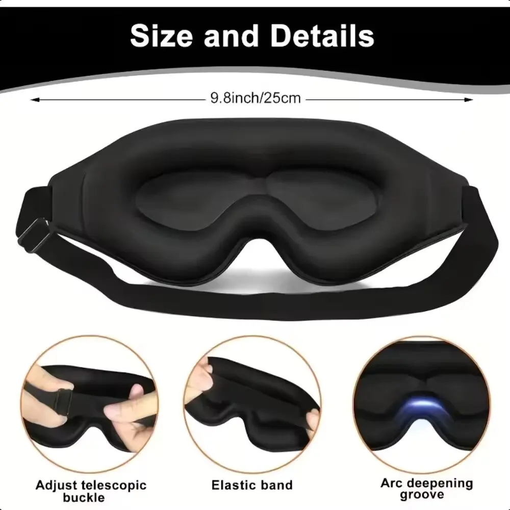 قناع عين ثلاثي الأبعاد، قناع ن - مراجعة Travel Accessories Eye Mask وسعره
