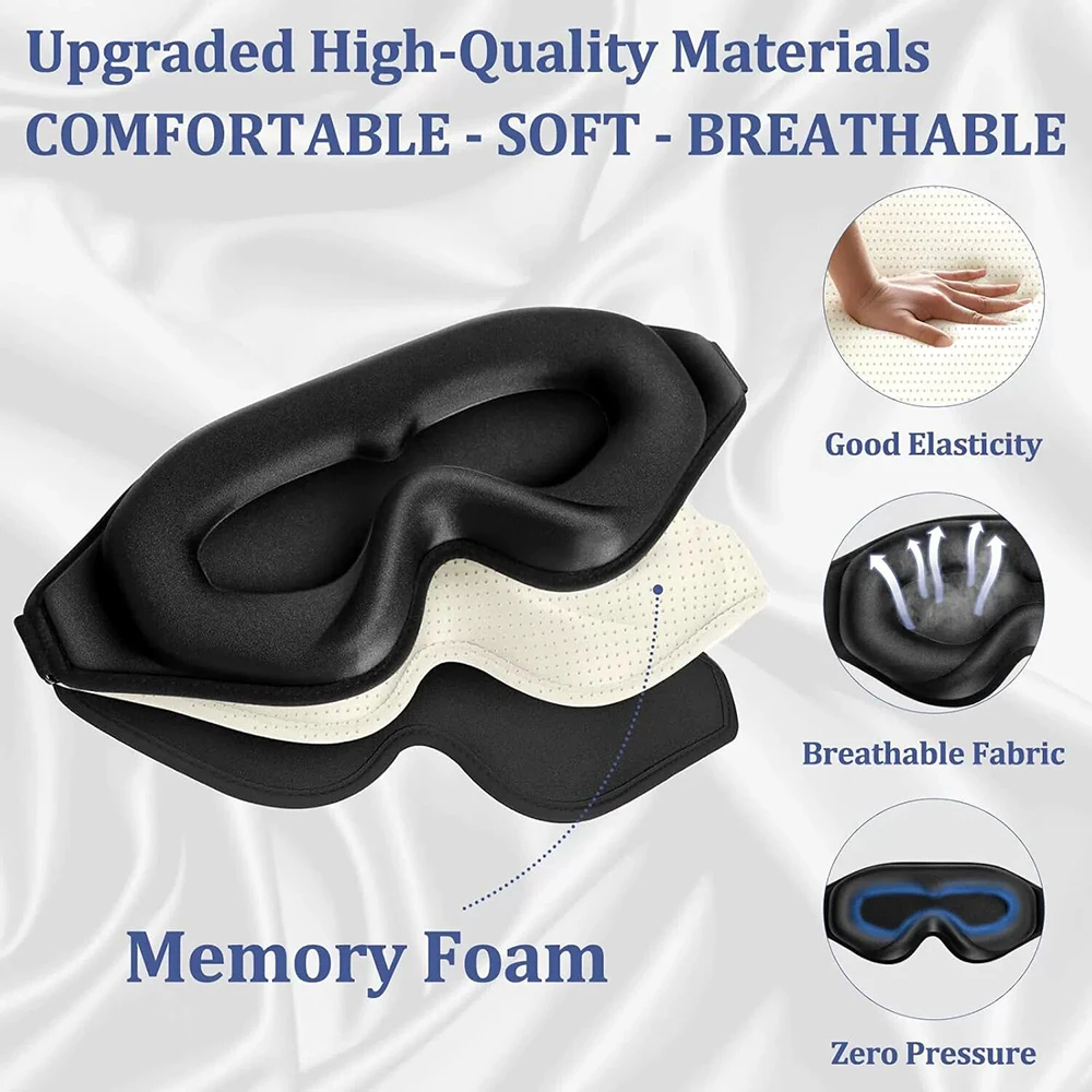 قناع عين ثلاثي الأبعاد، قناع ن - مراجعة Travel Accessories Eye Mask وسعره
