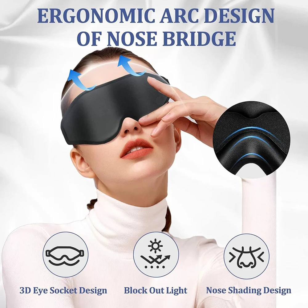 قناع عين ثلاثي الأبعاد، قناع ن - مراجعة Travel Accessories Eye Mask وسعره