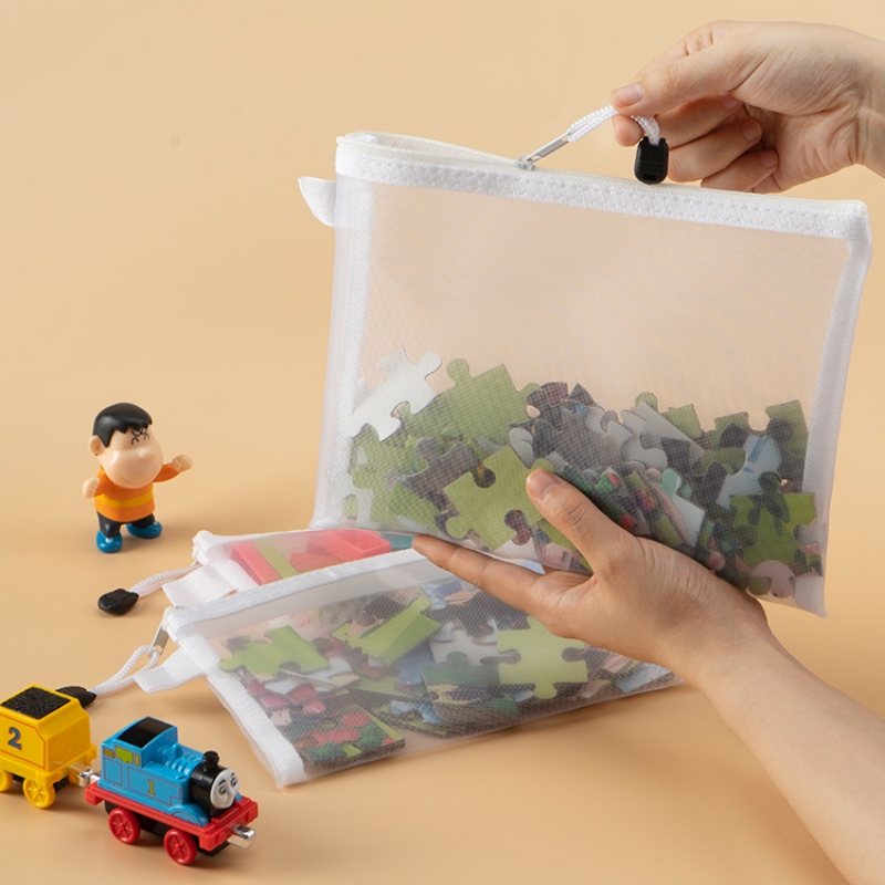 شبكة سستة حقيبة ملفات مقاوم لل - مراجعة Reusable Zip Bag وسعره