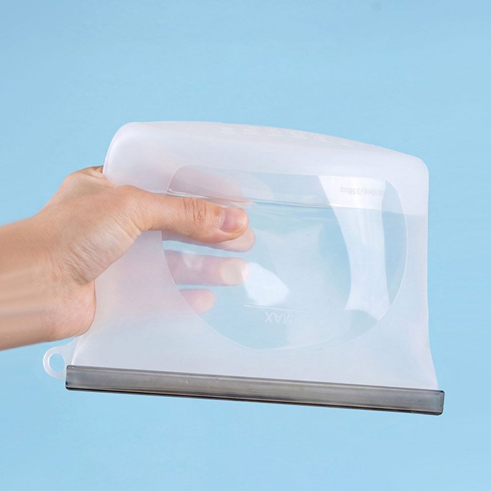 أكياس سيليكون لحفظ الطعام مقاو - مراجعة Reusable Zip Bag وسعره