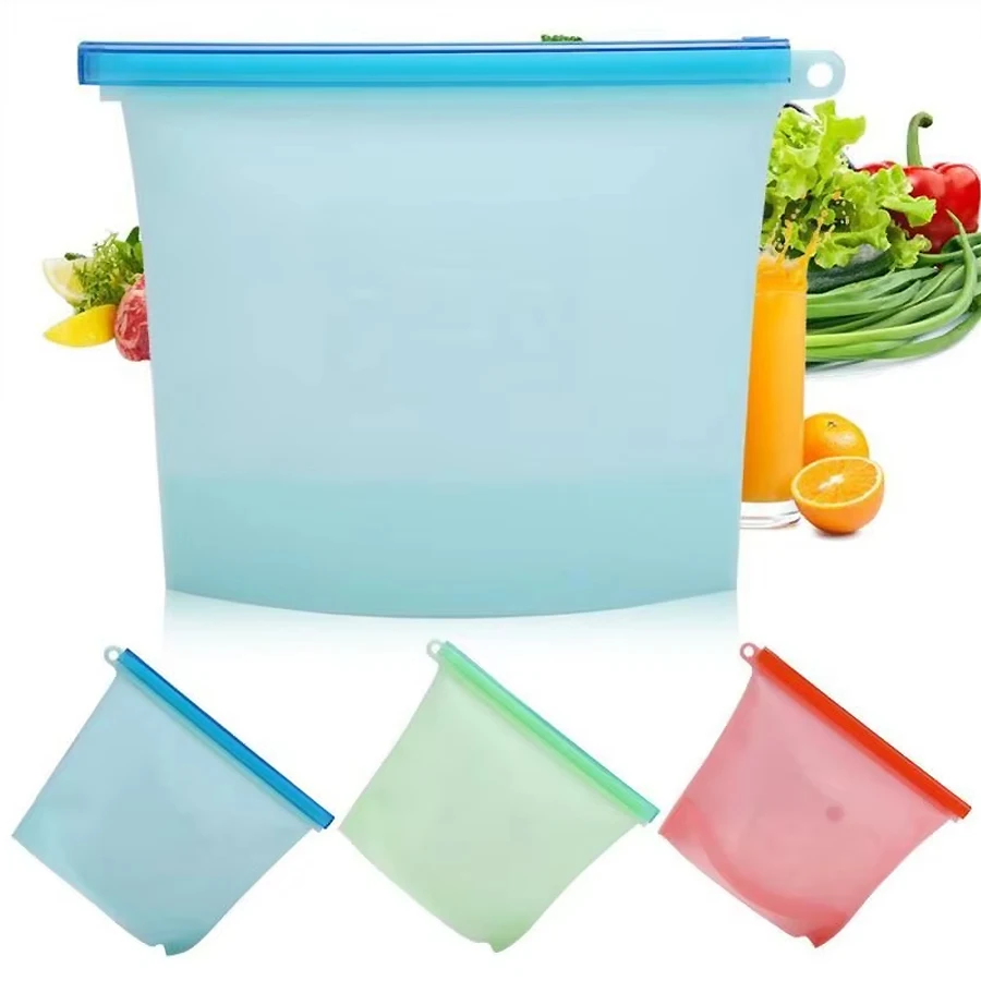 حقيبة تخزين طعام سيليكون قابلة - مراجعة Reusable Zip Bag وسعره
