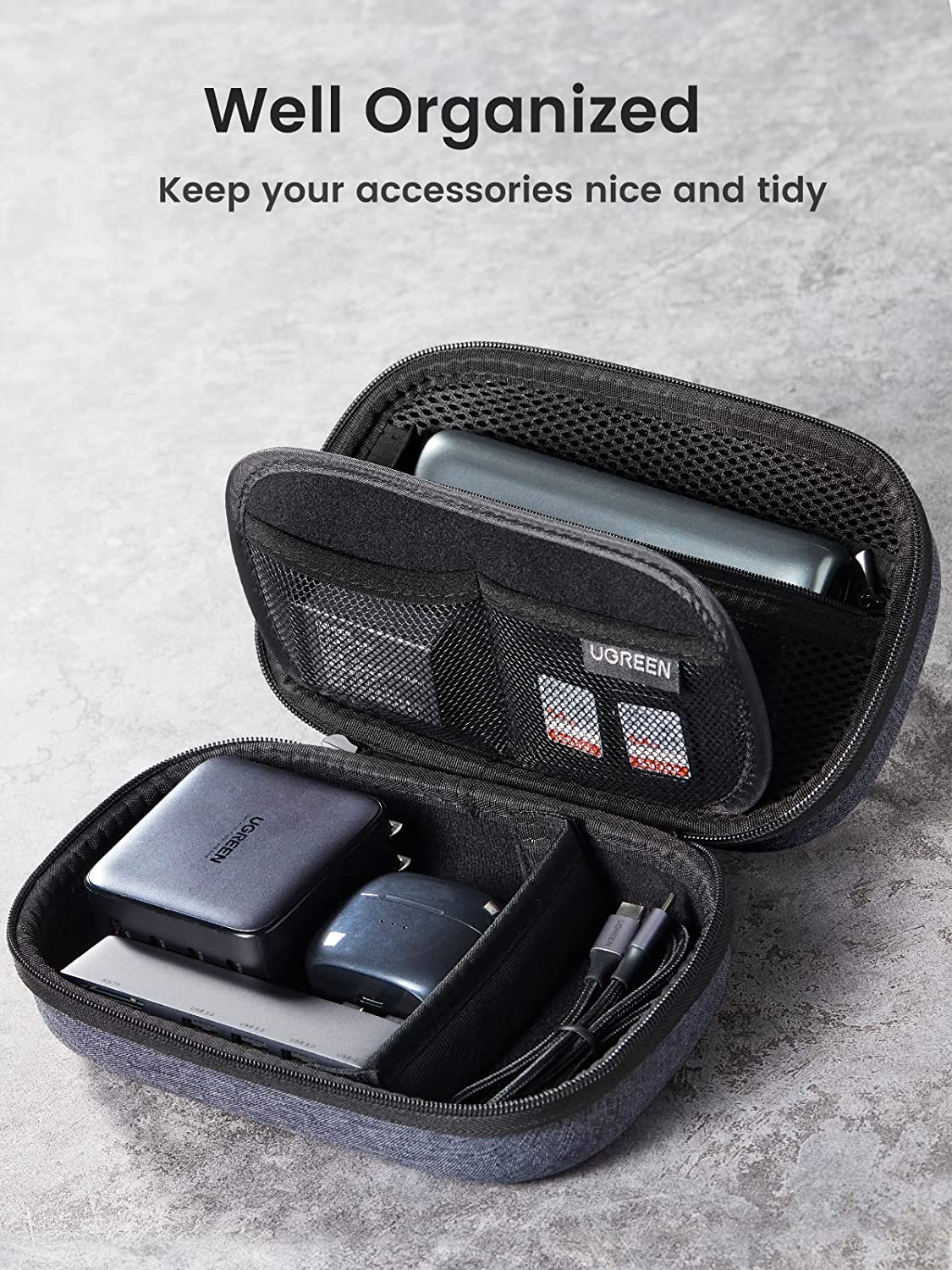 UGREEN Electronics Travel Orga - مراجعة Travel Accessories Organizer وسعره