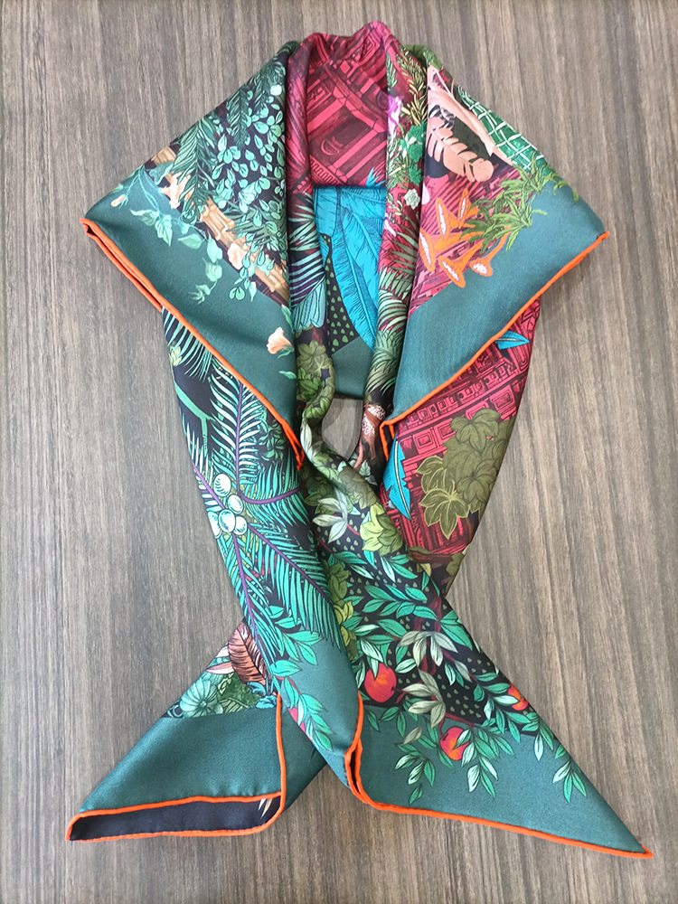 وشاح حريري 90 سم للنساء، منادي - مراجعة Travel Accessories Neck وسعره