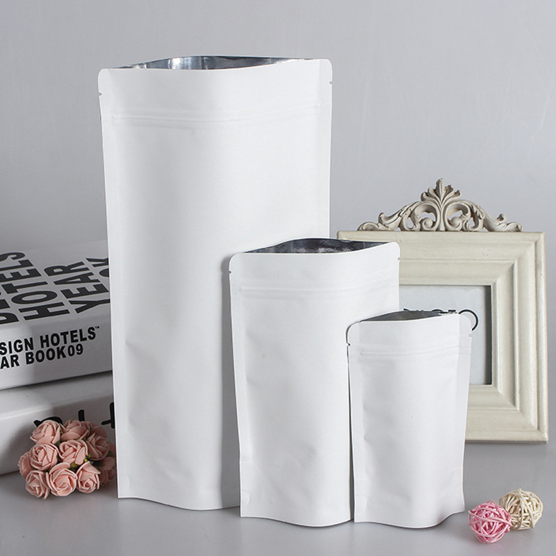 100 قطعة بالجملة أكياس ورقية ب - مراجعة Reusable Zip Bag وسعره