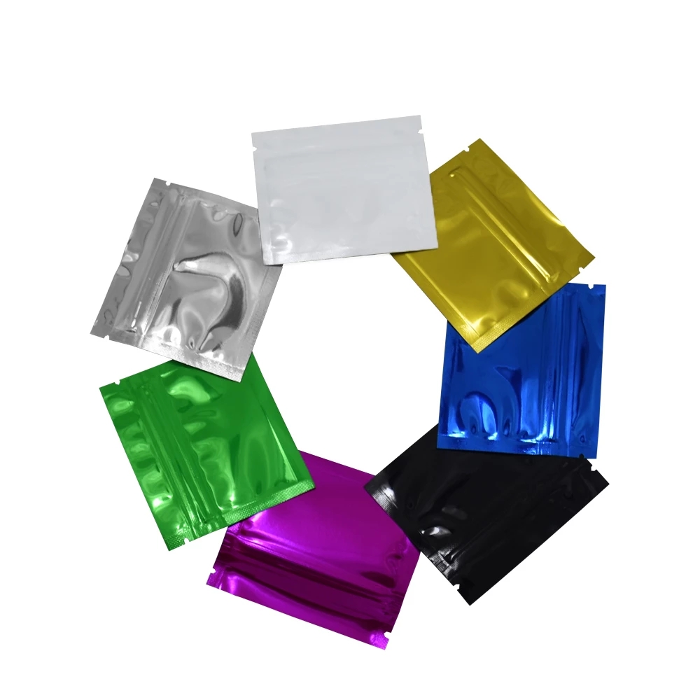 100 قطعة ملون لامع سحاب من الأ - مراجعة Reusable Zip Bag وسعره
