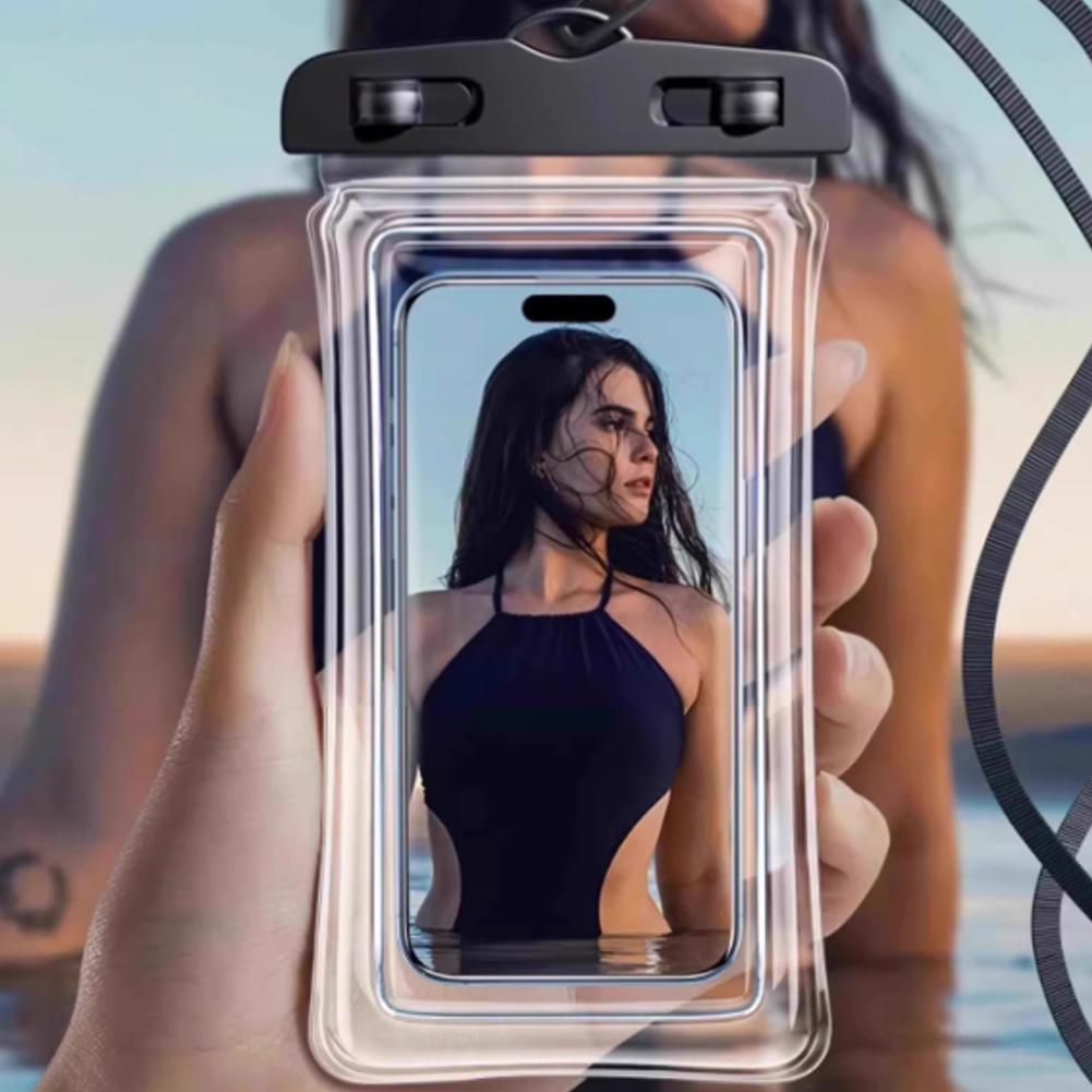 حافظة هاتف مقاومة للماء شفافة، - مراجعة Travel Accessories Iphone وسعره