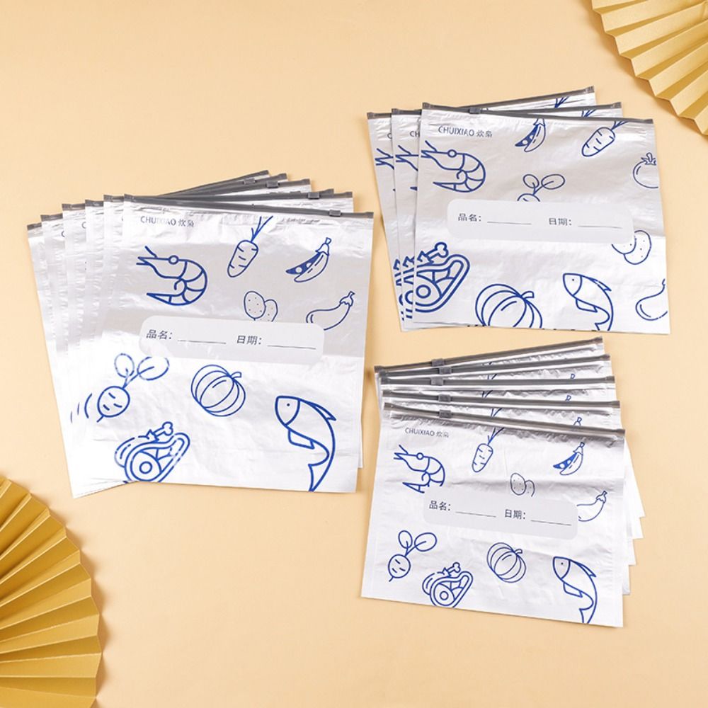 10 قطع/كيس أكياس طعام من رقائق - مراجعة Reusable Zip Bag وسعره