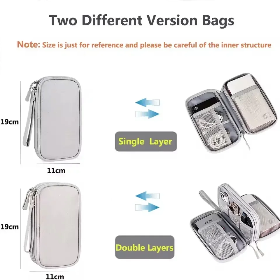 حقيبة كابلات للسفر، حقيبة تخزي - مراجعة Travel Accessories Organizer وسعره