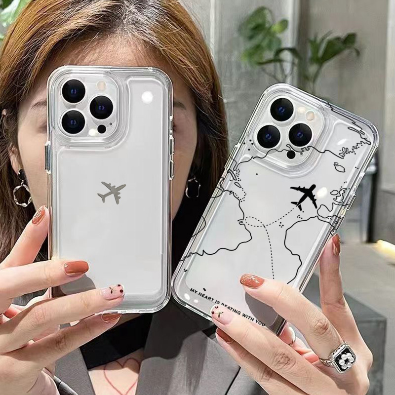 غطاء هاتف شفاف بتصميم مسار طائ - مراجعة Travel Accessories Iphone وسعره