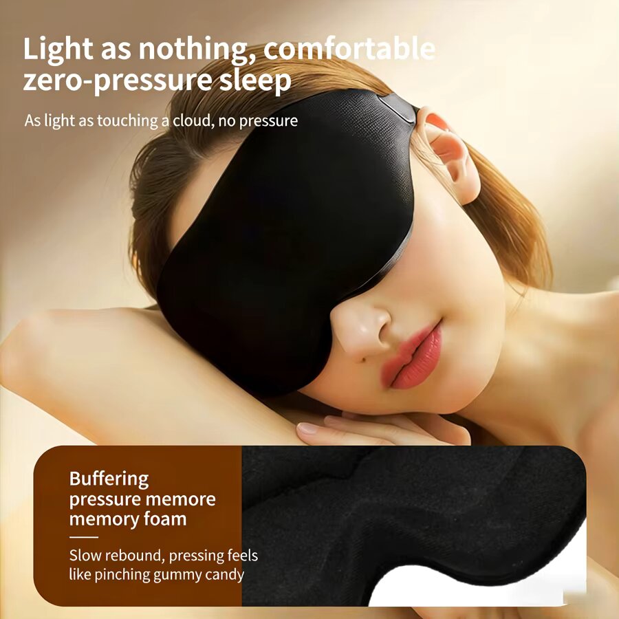 قناع نوم ثلاثي الأبعاد من الفو - مراجعة Travel Accessories Eye Mask وسعره