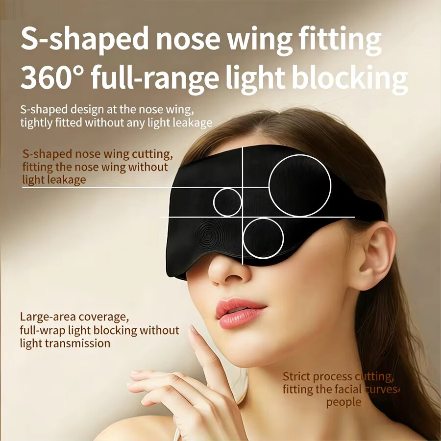 قناع نوم ثلاثي الأبعاد من الفو - مراجعة Travel Accessories Eye Mask وسعره