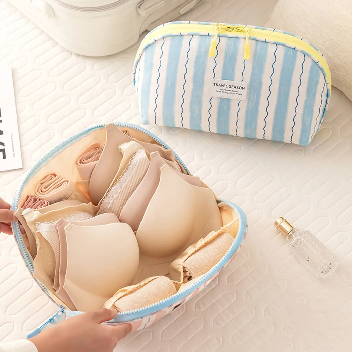 حقيبة تخزين الملابس الداخلية،  - مراجعة Travel Accessories Organizer وسعره