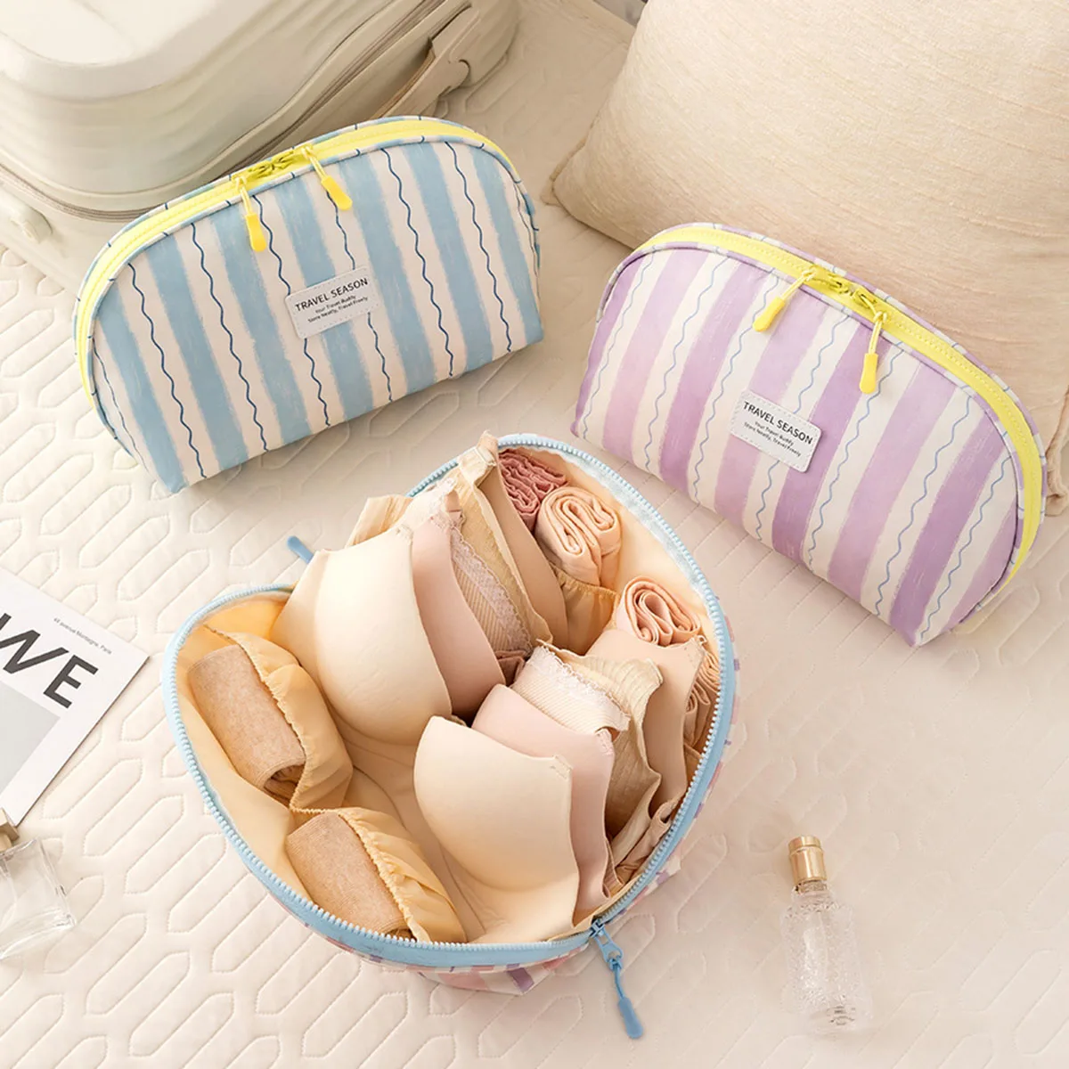 حقيبة تخزين الملابس الداخلية،  - مراجعة Travel Accessories Organizer وسعره
