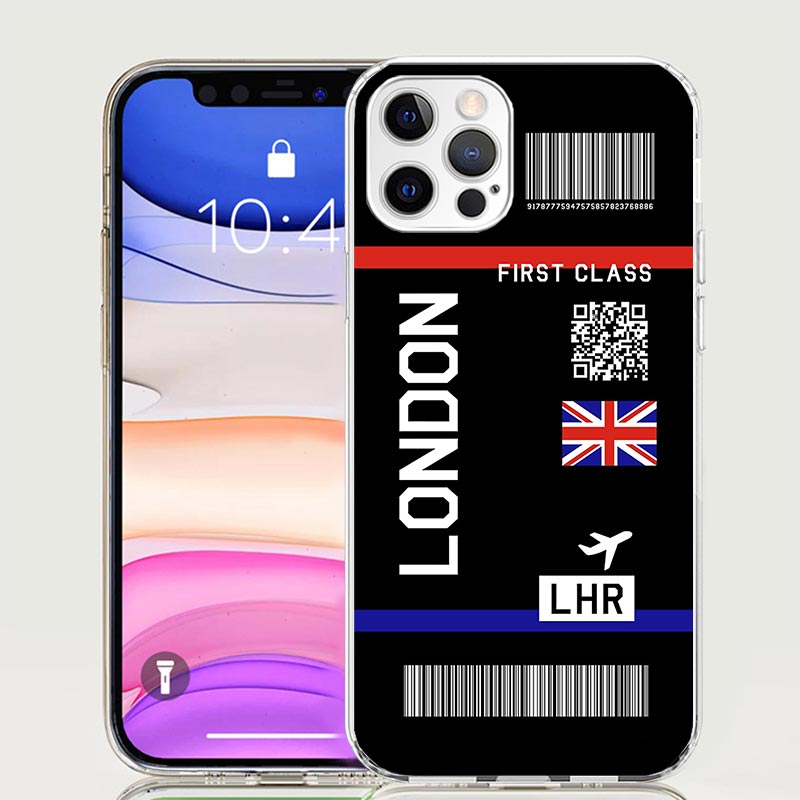جراب هاتف بتصميم تذكرة طيران و - مراجعة Travel Accessories Iphone وسعره