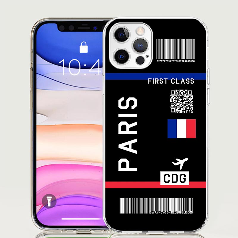 جراب هاتف بتصميم تذكرة طيران و - مراجعة Travel Accessories Iphone وسعره
