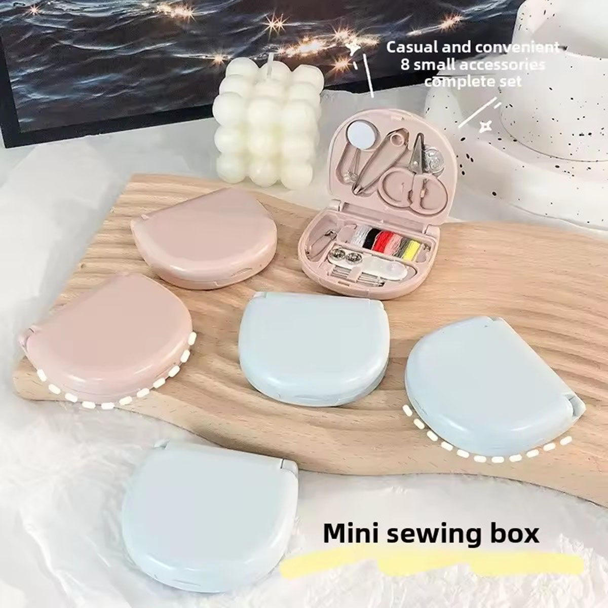مجموعات ماكينة الخياطة اليدوية - مراجعة Travel Accessories Kit For Women وسعره