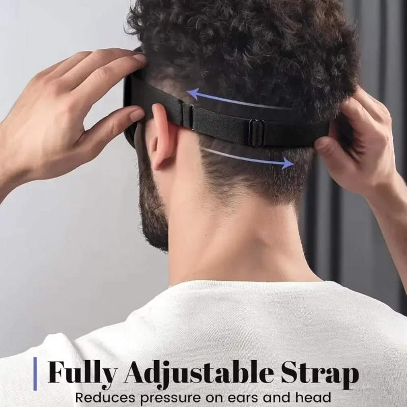 قناع نوم معتم للعين - قناع عين - مراجعة Travel Accessories Eye Mask وسعره